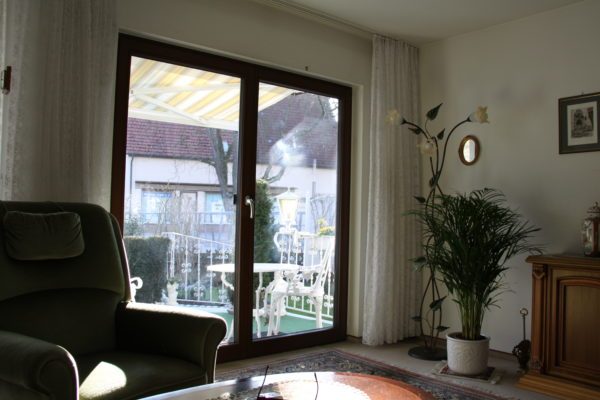 Mahagoni Terrassentuer