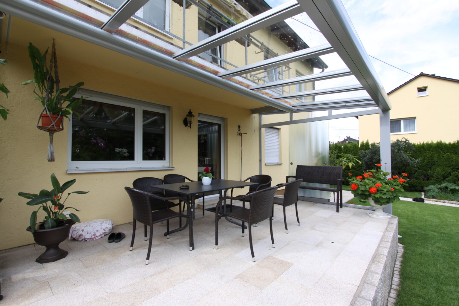 Balkonverlängerung durch Terrassendach Balkonverlängerung mit Terrassendach in 71063 Darmsheim